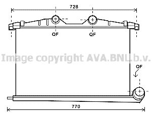 AVA QUALITY COOLING Интеркулер PE4363